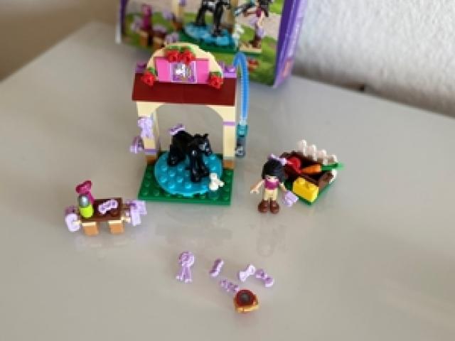 LEGO Friends Waschhäuschen für Emmas Fohlen 41123 - 1